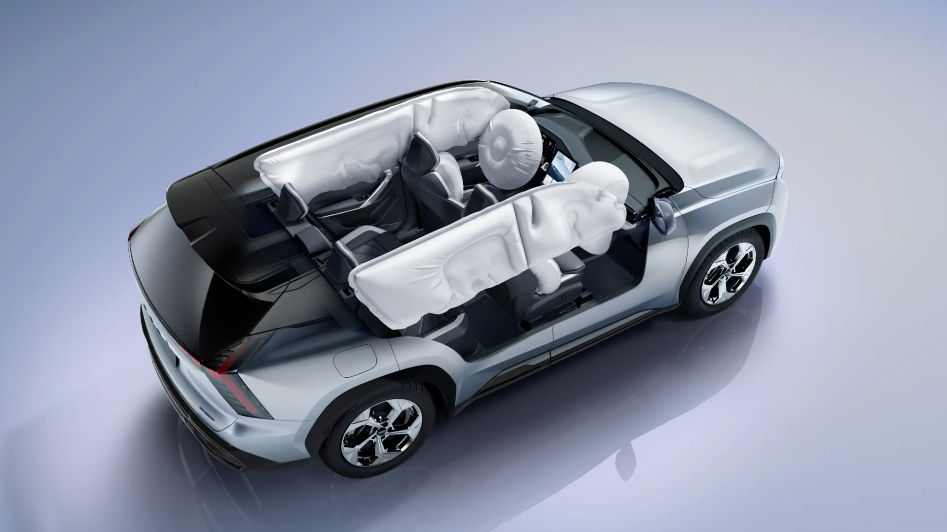 Geely Atlas: подушки безопасности